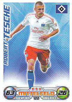 Robert Tesche Hamburger SV 2009/10 Topps MA Bundesliga #122
